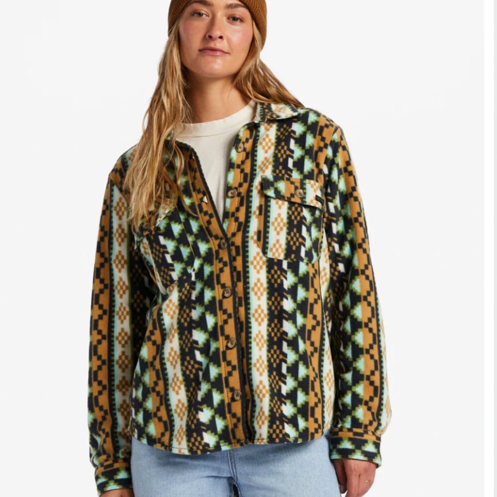 Billabong A/Div Forge Fleece Flannel Shacket NWT